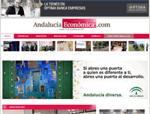 Tablet Screenshot of andaluciaeconomica.com
